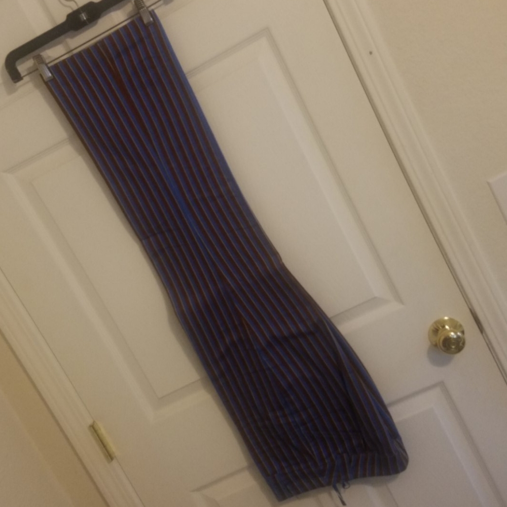 Brown/Blue/Tan Striped Slacks